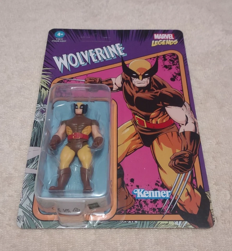 Figura de acción Kenner Hasbro Marvel Legends Retro 3.75" X-Men Wolverine SIN PERFORAR Foto 1 de 1