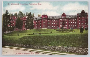 St. Vincent's Hospital Portland Oregon ODER Vintage Postkarte - Bild 1 von 2