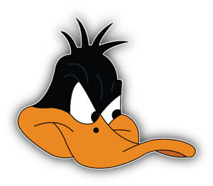 Looney Tunes Cartoon Daffy Duck Sticker Bumper Decal - ''SIZES''
