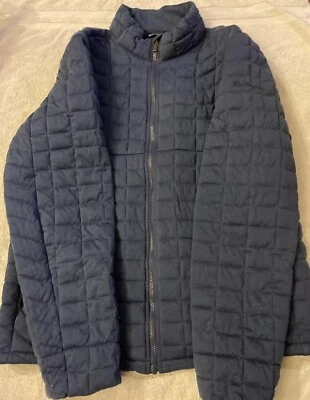 Ben Sherman Jacket Men's medium Navy Blue Quilted Full Zip Lightweight - Image 1 of 4