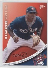 2012 MultiAd Sports Rome Braves William Beckwith #3