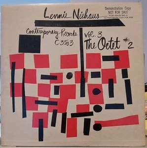 LENNIE NIEHAUS LP THE OCTET #2 VOL 3 CONTEMPORARY PROMO GIUFFRE MANNE 1955 - Imagen 1 de 2