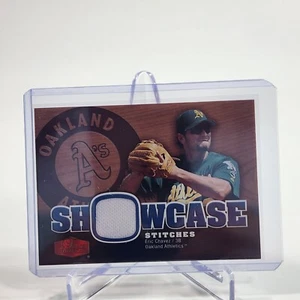 2006 Flair Showcase - Showcase Stitches #SS-EC Eric Chavez (MEM) - Picture 1 of 2