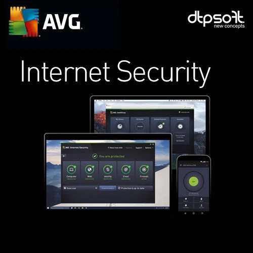 AVG Internet Security 1 PC 2025 Antivirus 1 anno 2024 IT EU - Immagine 1 di 1