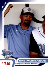 2012 Corpus Christi Hooks Grandstand #17 Eric Montague Trainer Baseball Card