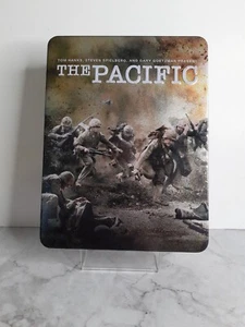 THE PACIFIC - Metal Tin Box Set HBO TV Series WWII War Drama UK R2 DVD - Imagen 1 de 9