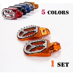 Motorcross foot pegs footrest for Husqvarna TE250 TC125 FE350 TE125 FE450 - Picture 1 of 2