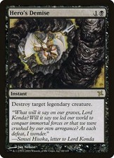 Hero's Demise [Betrayers of Kamigawa] - Magic the Gathering MTG Foil Nonfoil