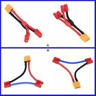 XT90 1 Female to 2 Male HXT 6mm Series Parallel Harness Wire RC Battery Adapter
