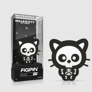 * Locked *FiGPiN Chococat #1089 Halloween Skeleton Pin Sanrio LE 500 Hello Kitty - Picture 1 of 1