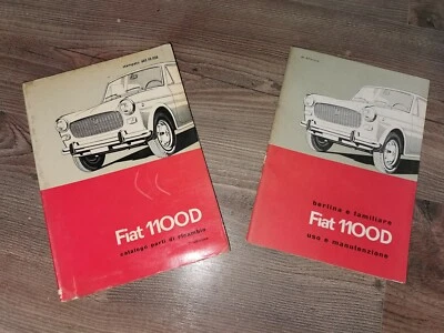 Fiat 1100 D libretto uso più Manutenzione Catalogo Ricambi  - Immagine 1 di 4
