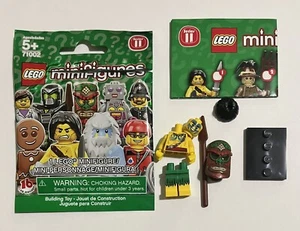 LEGO 71002 Minifiguras Serie 11 #5 Island Warrior con Envoltura + Lista de Verificación 2013! - Imagen 1 de 1