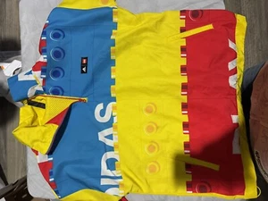 Adidas x Classic LEGO® 1/4 Zip Windbreaker Kids Size Large NWT - Picture 1 of 4