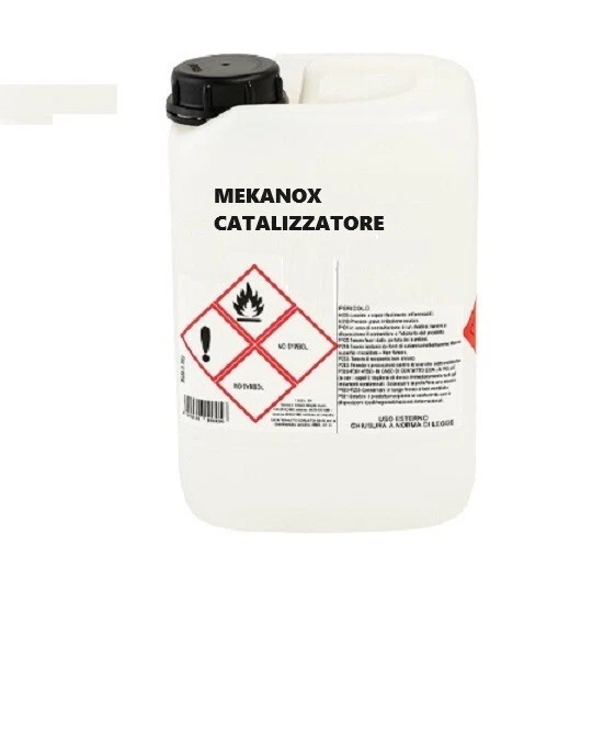 Mekanox catalizzatore per resina poliestere 0.8-5-25 lt indurente vetroresina - Immagine 1 di 1