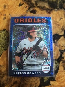 Colton Cowser RC. Blau gesprenkelt. Baltimore Orioles - Bild 1 von 2
