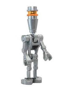 LEGO Star Wars - Assassin Droid (Silver) Minifigure From Set 8015 NEW - Picture 1 of 3