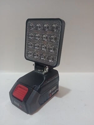 Faretto LED 48W, IP 67 per batterie Wurth M-CUBE 18-li 2-4 A - Immagine 1 di 4