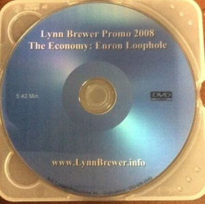 Lynn Brewer Promo Disk 2008 The Economy Enron Loophole (DVD) - Imagen 1 de 9