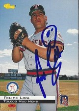 Felipe Lira Toledo Mud Hens 1994 Classic Signed Card