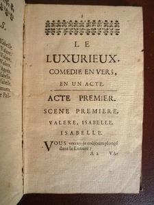 Marc Antoine Legrand. The Luxurious. verse 1773. Curious - Picture 1 of 1