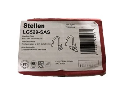 Grifo de cocina pulverizador extraíble de un solo mango de acero inoxidable Pfister Stellen Foto 1 de 3