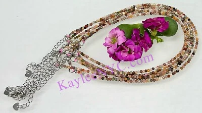 Wholesale Lot 6 Pcs 2mm Natural Alashan Agate Anklets Crystal Healing Energy - Image 1 of 4