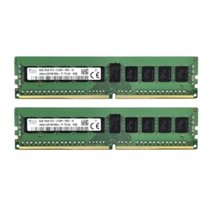 16GB (2X8GB) 2Rx8 PC4-2133P-RE0 SKhynix HMA41GR7MFR8N-TF TD AA Server RAM - Bild 1 von 3