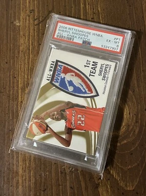 2006 WNBA All WNBA Patch #/250 Sheryl Swoopes PSA Logoman Logowoman - Image 1 of 2
