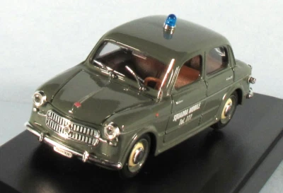 PROGETTO K Fiat 1100/103 Italian Police (Green) 1/43 Scale Diecast Model NEW! - Image 1 of 4