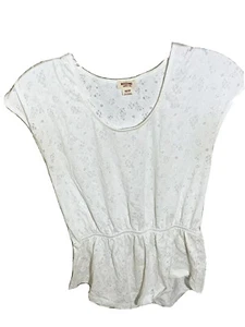 Mossimo Supply Co White Top Women’s Size XS/TP Sleeveless Round Neck - Picture 1 of 7