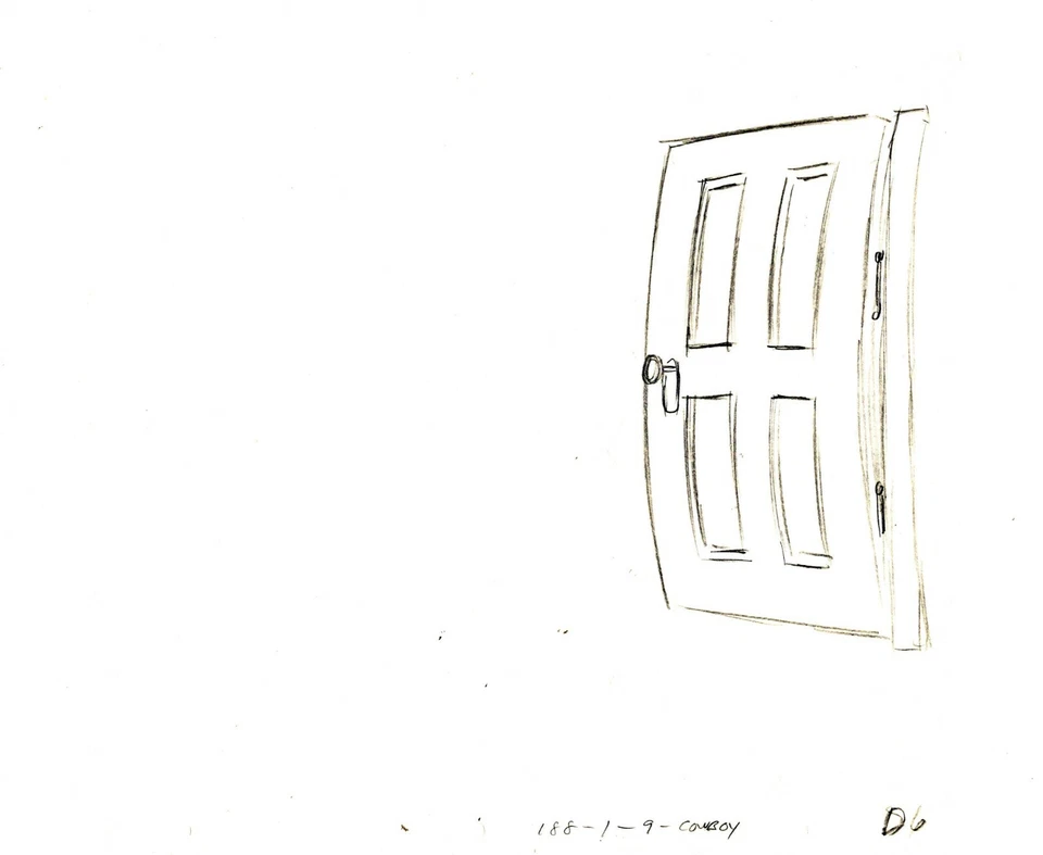 Joke Book Animation Production Background Drawing Hanna Barbera 1982 6 - Image 1 of 1