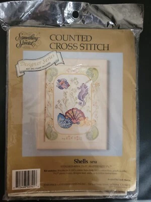 Candamar Designs Shells 50741 with Frame CROSS STITCH KIT  3"x5" - Изображение 1 из 3