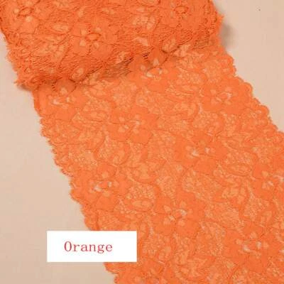 Delicate 1 yard Elastic/Spandex lace trim Soft Flower Floral trim 21 Colors 766 - Image 1 of 4