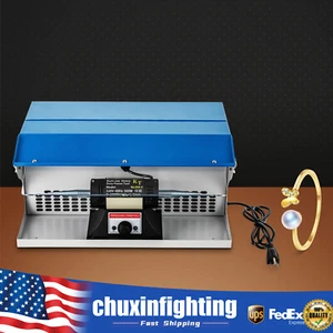 Poliermaschine Staubsammler Tischplatte Schmuck Polierer mit Licht 500 W - Bild 1 von 13