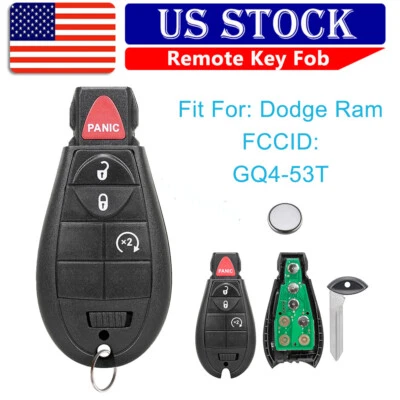 Mando a distancia para Dodge Ram 1500 2500 3500 2013 2014 2015 2016 2017 2018 2019 Foto 1 de 4