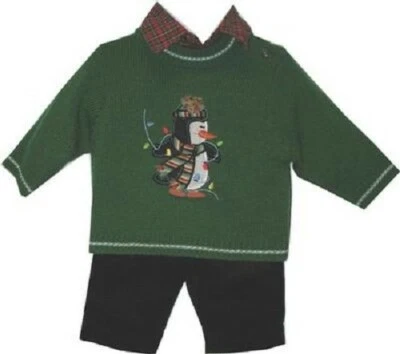 B.T. Kids Baby мальчика 3-PC пингвин праздничный комплект брюк - различные размеры новый с Ярлыками - Изображение 1 из 2