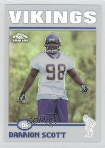 2004 Topps Chrome Refractor Darrion Scott #247 Rookie RC