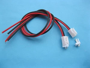 300 pcs VH3.96 3.96mm 2pin Female 22AWG Wire w/ Male Connector 300mm Leads Cable - Picture 1 of 4