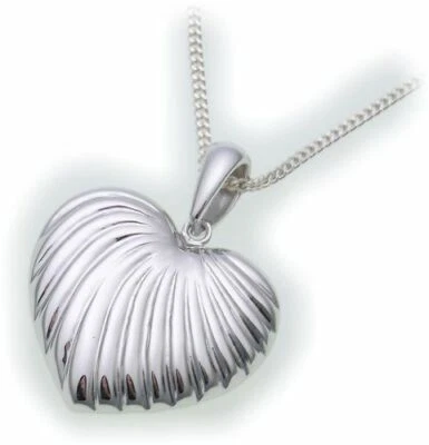 Ciondolo Cuore In Argento 925 Sterling Qualità - Immagine 1 di 2