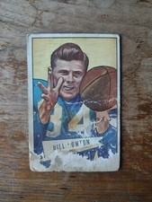 1952 Bowman Large 21 Billy Howton ROOKIE Rice/Green Bay Packers Filler Poor b