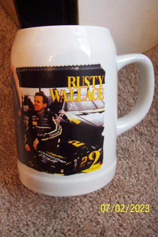 Rusty Wallace Miller Lite Mug Cover