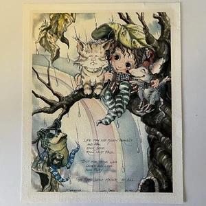 Jody Bergsma 1981 Art Print - Life May Not Seem Perfect - Numbered 6282/7500 - Picture 1 of 3