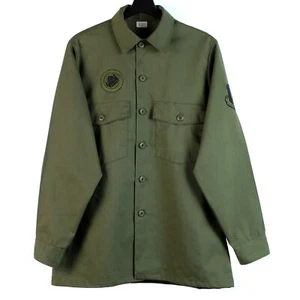 NOS 1987 80s US Air Forces Europe vintage utility shirt OG 507 military army M L - Picture 1 of 8