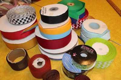 Grosgrain Ribbon Various Colors and Sizes - Image 1 of 4