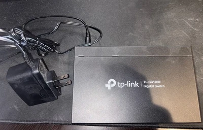 TP-Link TL-SG108E 8-Port Gigabit Easy Smart Managed Network Switch - Image 1 of 3