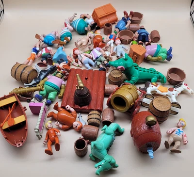 Disney Famosa Heroes  Vintage Peter Pan Pirate Figures With Accessorise Bundle - image 1 of 4