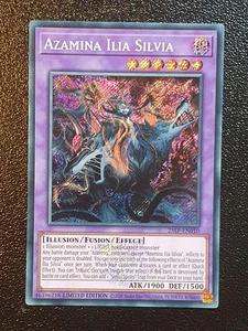 Yugioh 25LP-EN010 Azamina Ilia Silvia Emblazoned Secret Rare MINT - Picture 1 of 2
