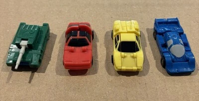 4 Transformers G1 Micromasters Roadhandler Wheeler Tailspin Bombshock Hasbro 88 - Imagen 1 de 4
