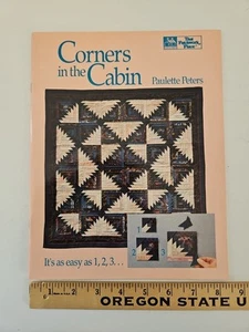 That Patchwork Place CORNERS IN THE CABIN Log Cabin Block Quilt Pattern Book NEW - Picture 1 of 10