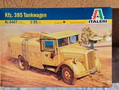 ITALERI 1/35 RARO KFZ 385 TANKWAGEN N.6467 VEDI DESCRIZIONE - Immagine 1 di 2